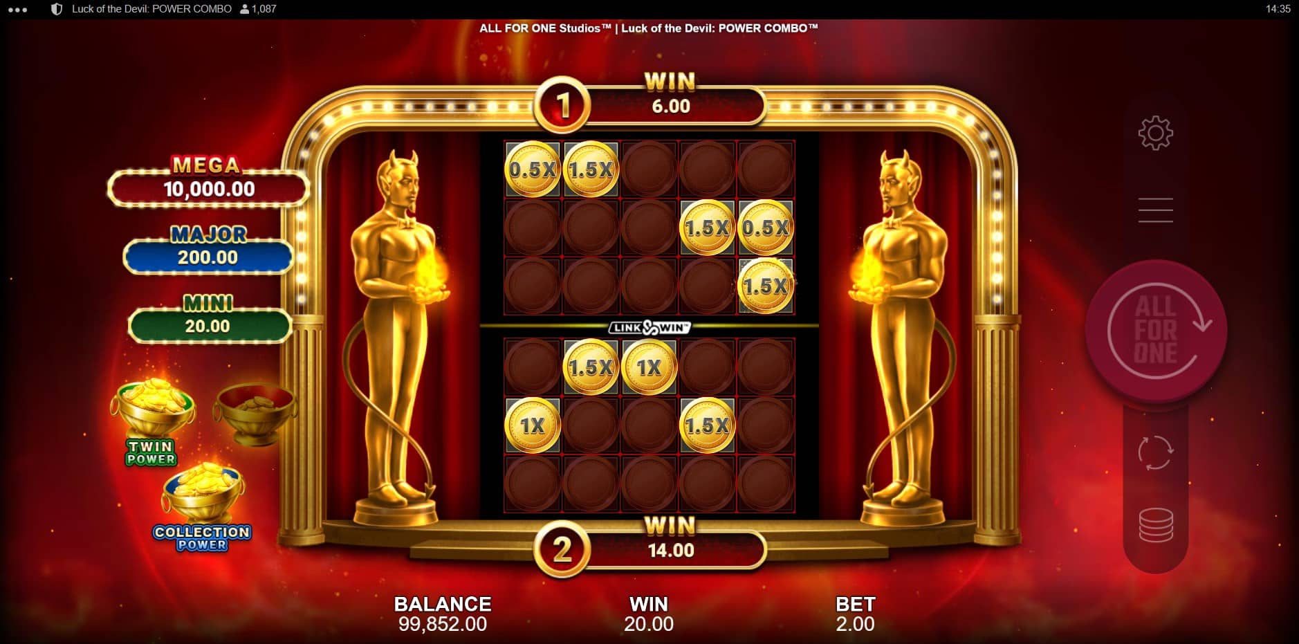 Luck of the Devil: Power Combo slot