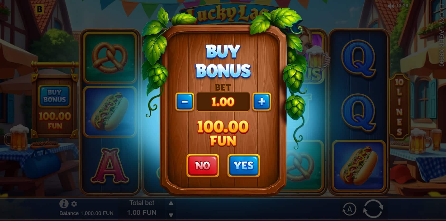 Lucky Lager x9990 slot