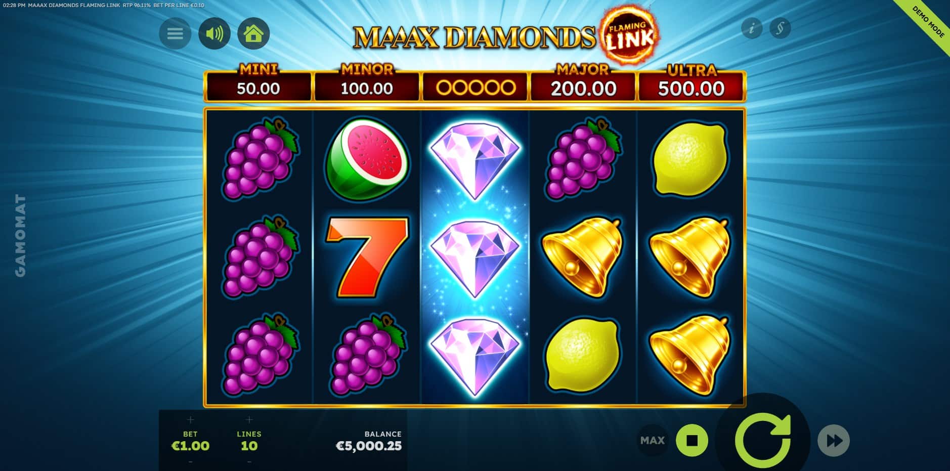 Maaax Diamonds Fire Link slot