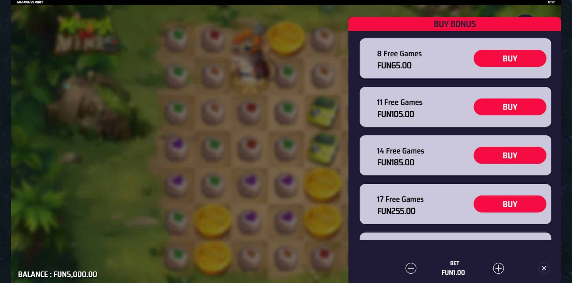 Magawa vs Mines slot