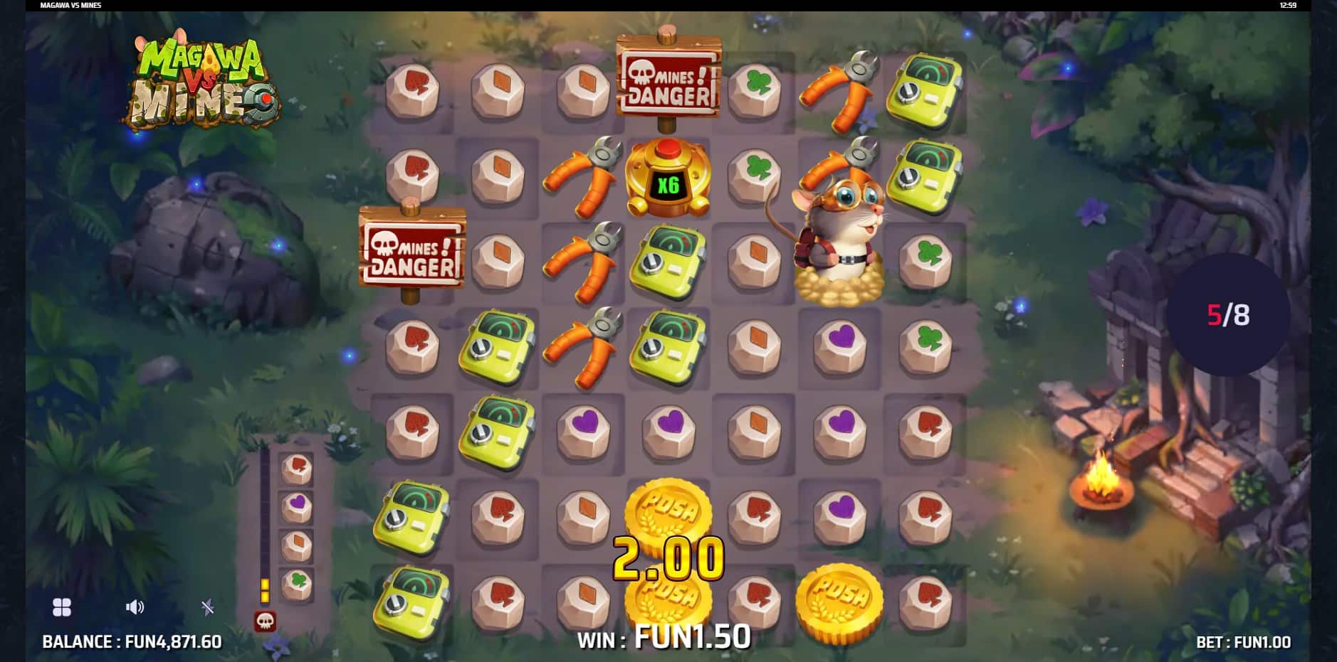 Magawa vs Mines slot