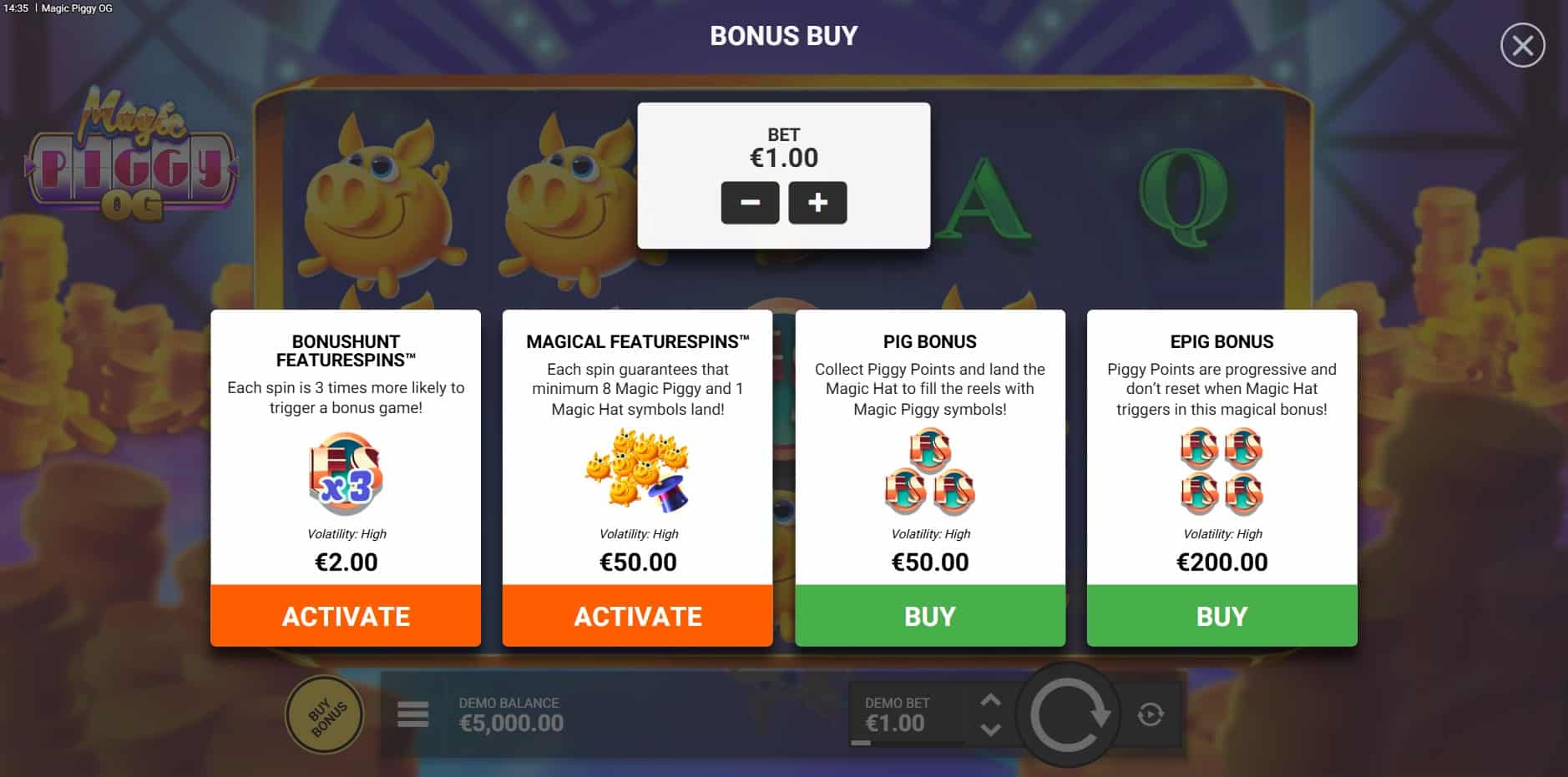 Magic Piggy OG slot