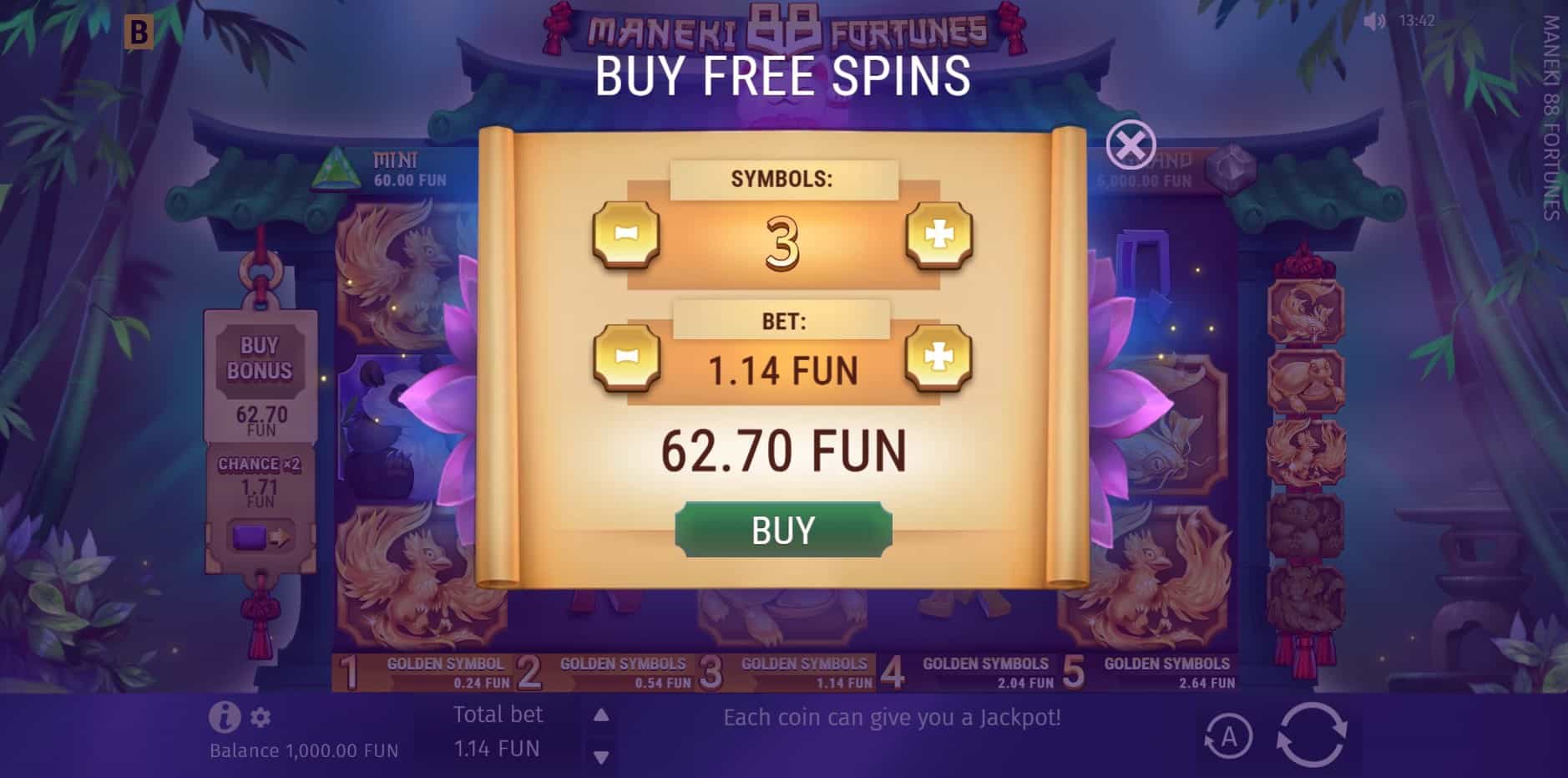 Maneki 88 Fortunes slot