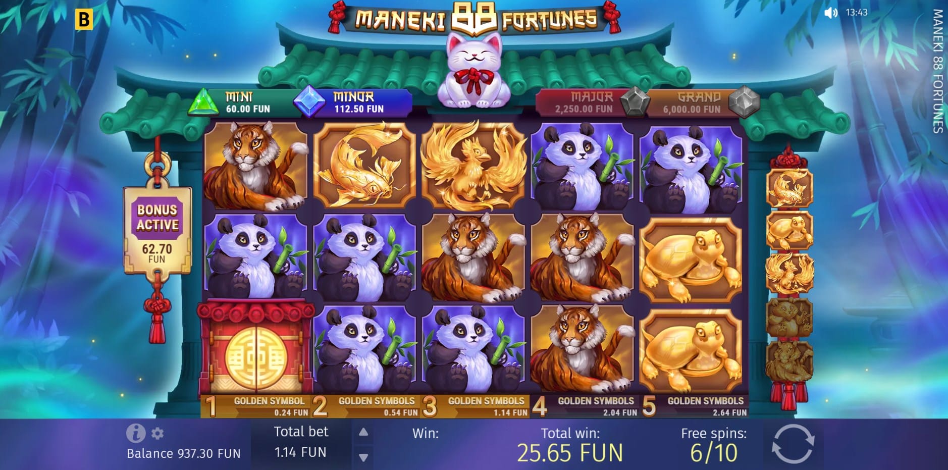 Maneki 88 Fortunes slot