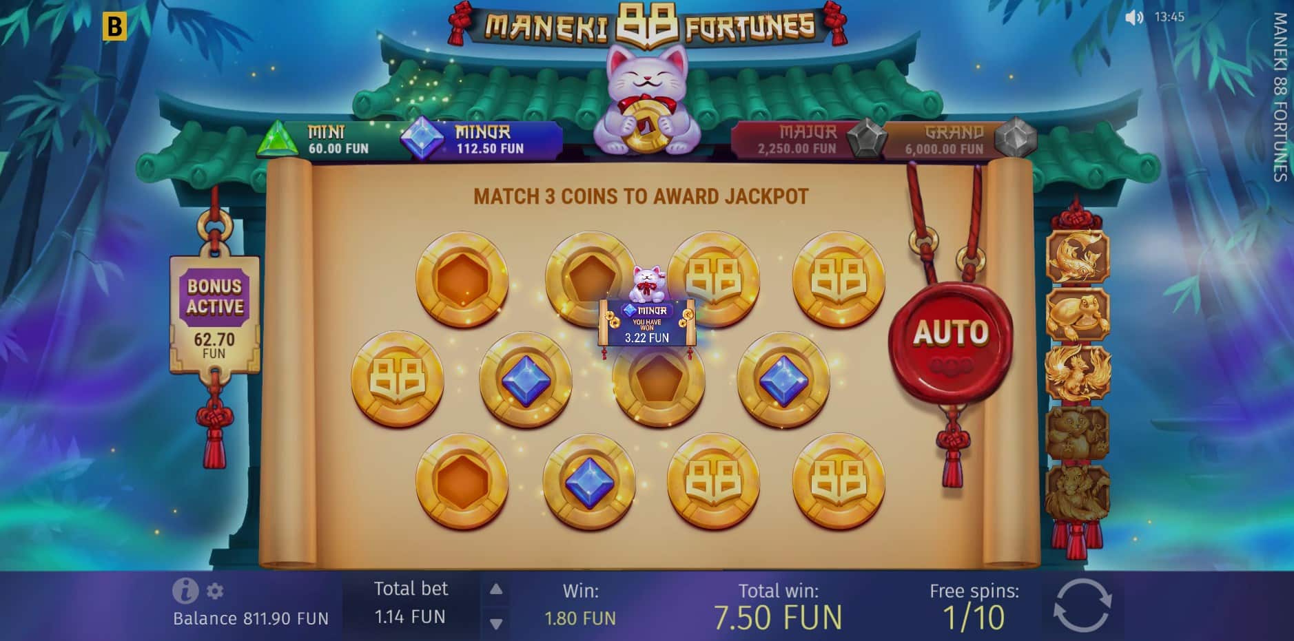 Maneki 88 Fortunes slot