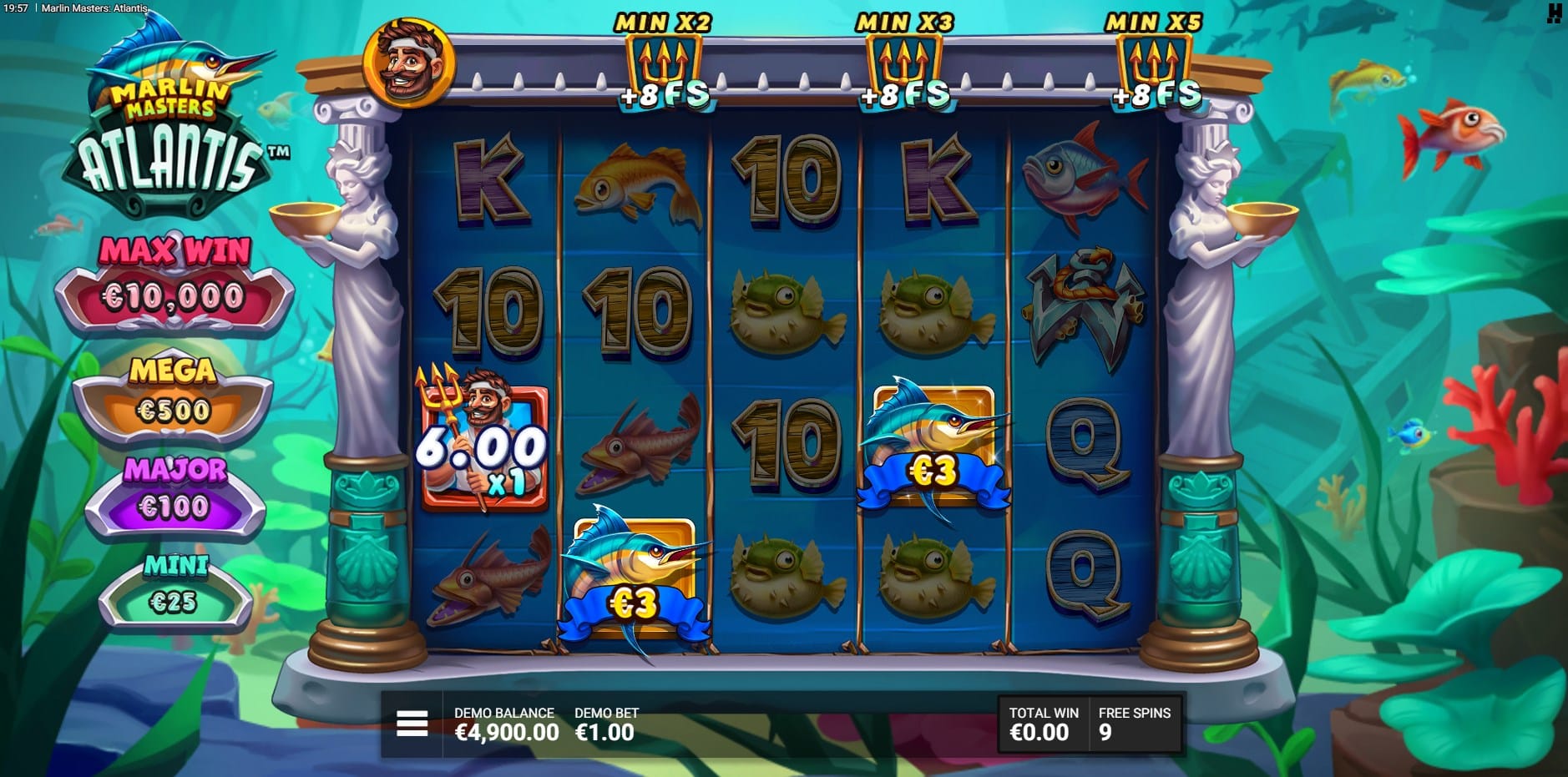 Marlin Masters Atlantis slot