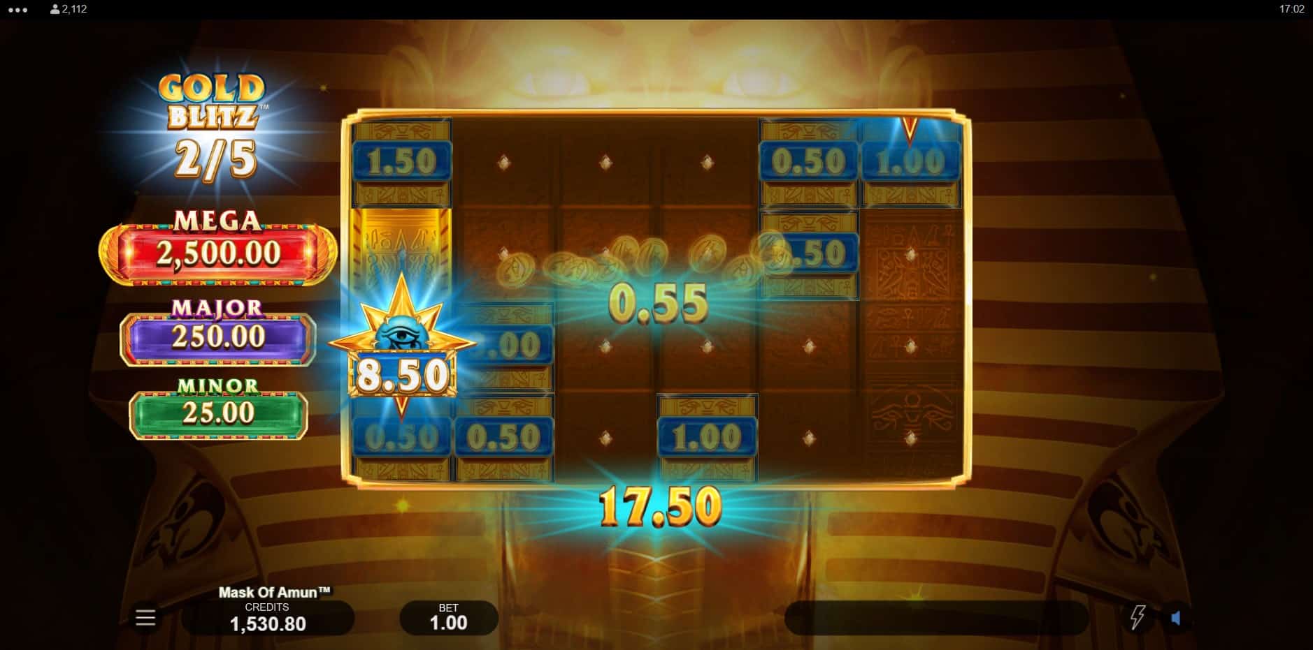 Mask of Amun slot