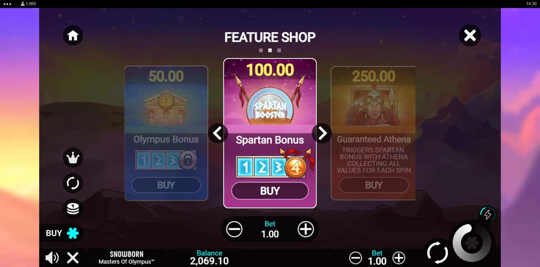 Masters of Olympus slot