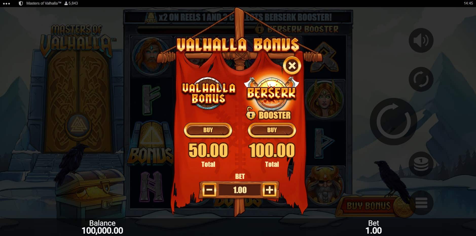 Masters of Valhalla slot