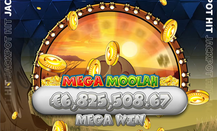 €6,825,508 Mega Moolah Jackpot Win