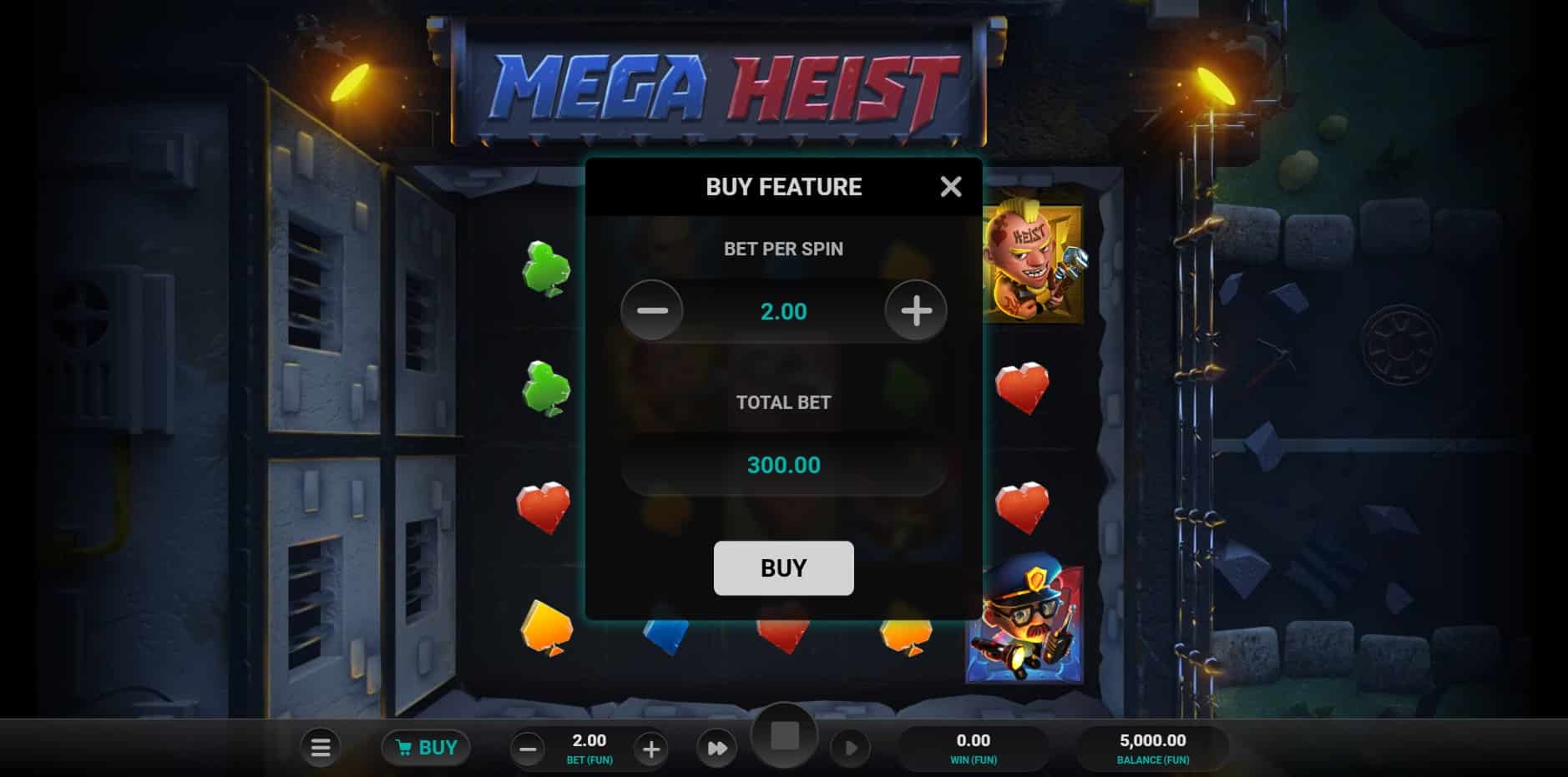 Mega Heist slot