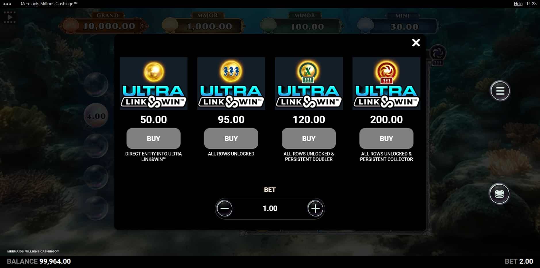 Mermaids Millions Cashingo slot