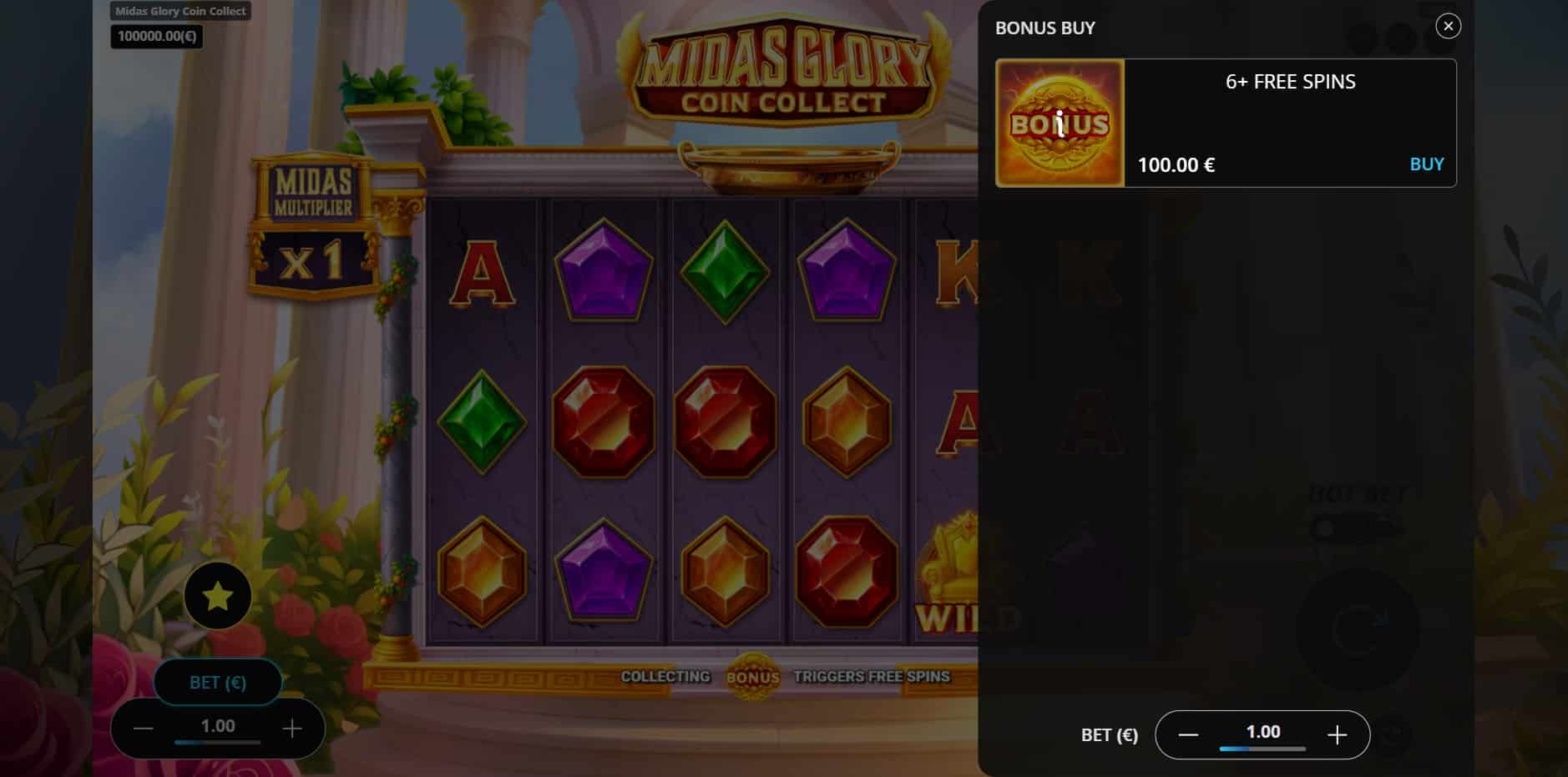 Midas Glory Coin Collect slot