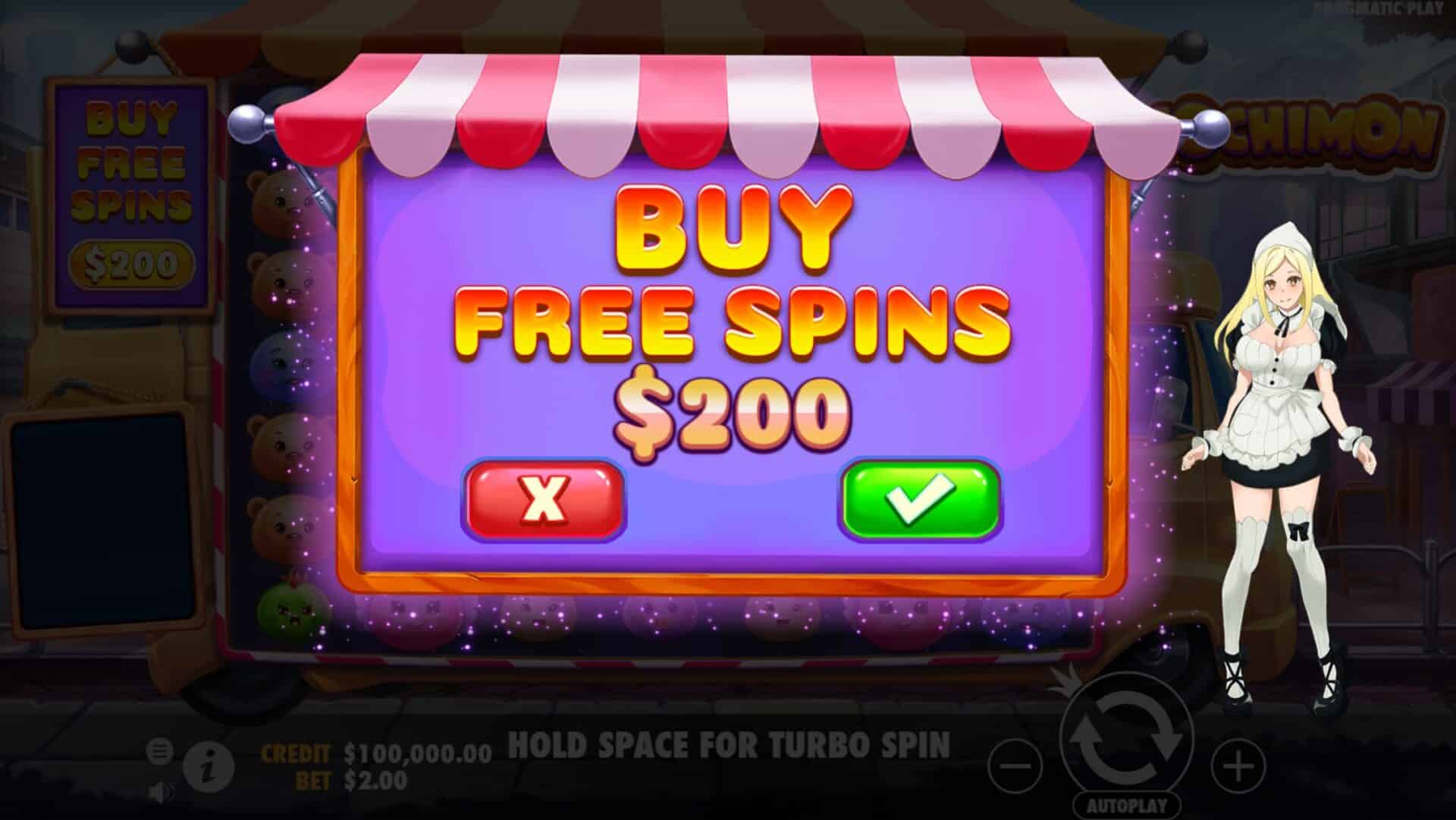 Free Spins Bonus Buy on Mochimon Slot