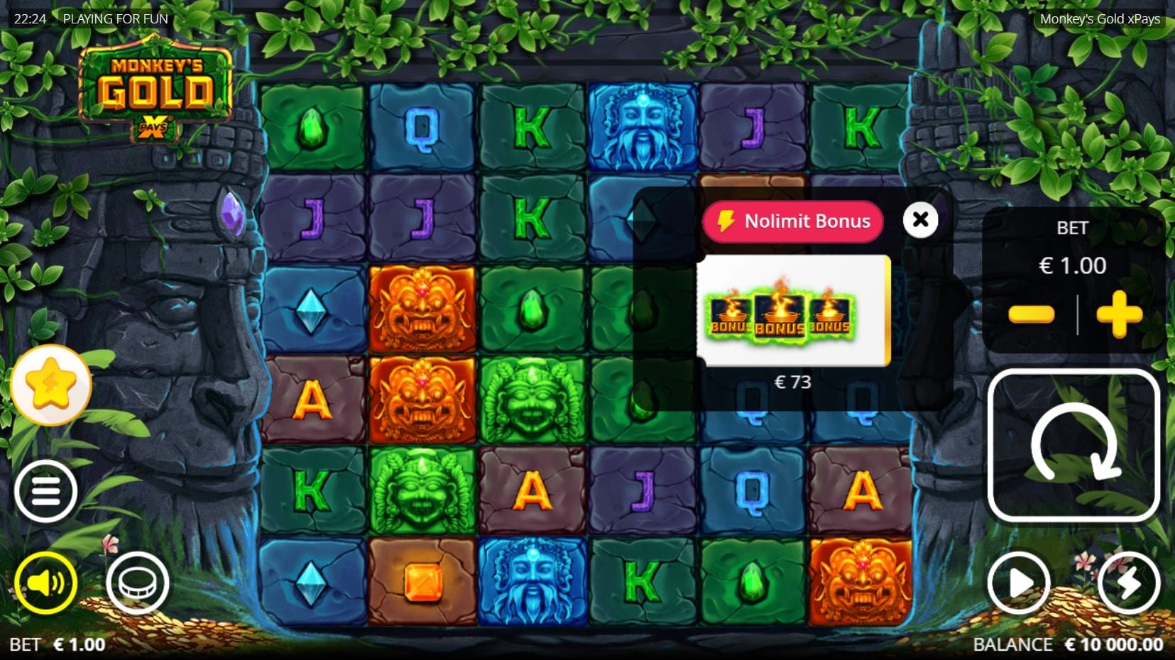 Monkey's Gold xPays slot