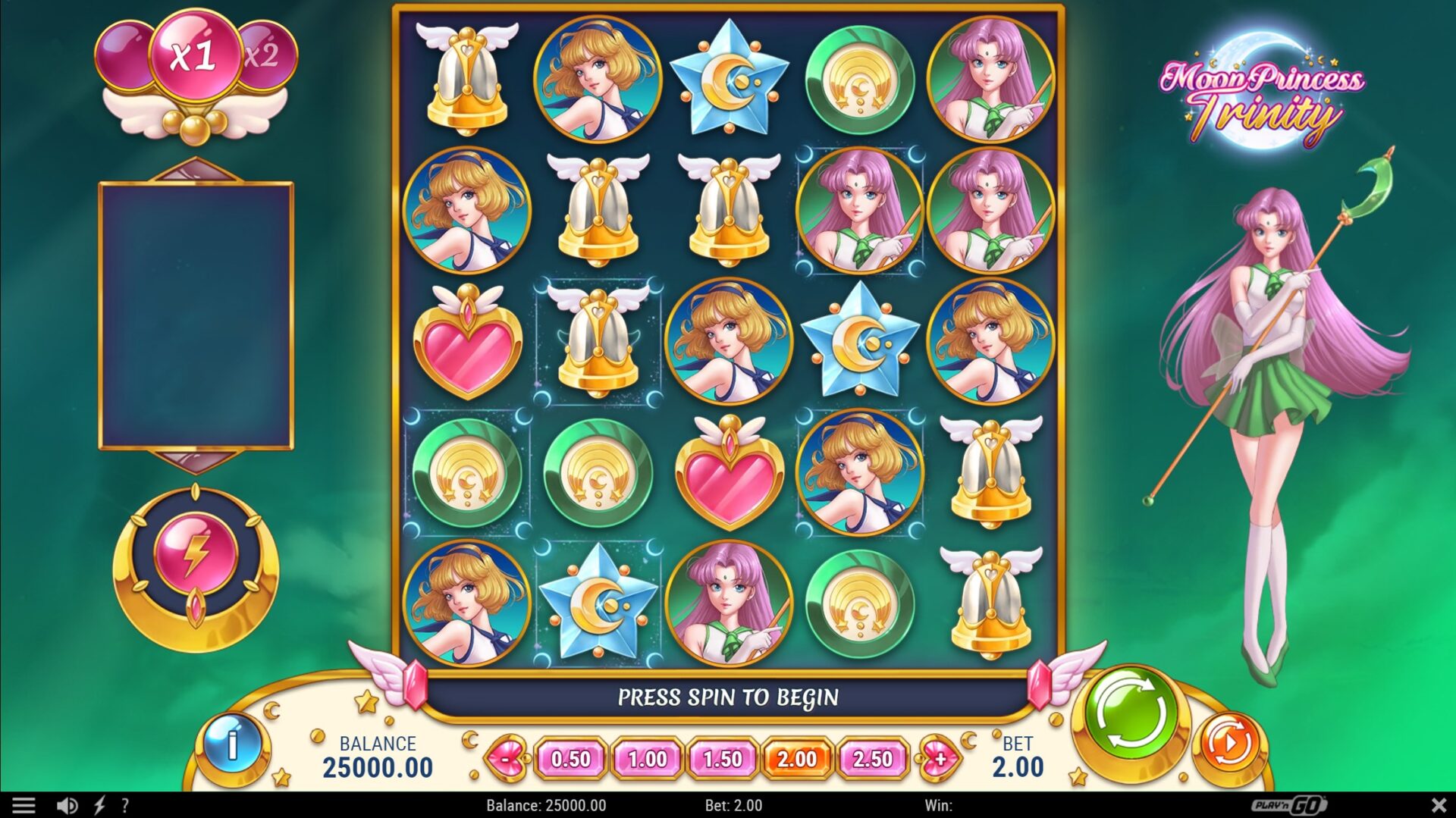 Moon Princess Trinity Slot - Basegame