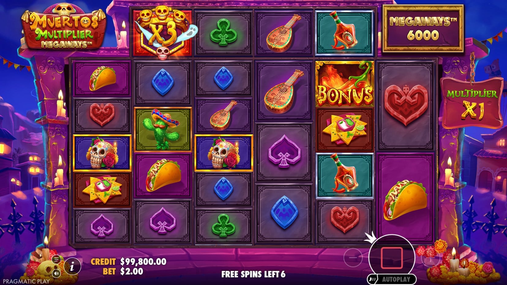 Muertos Multiplier Megaways slot