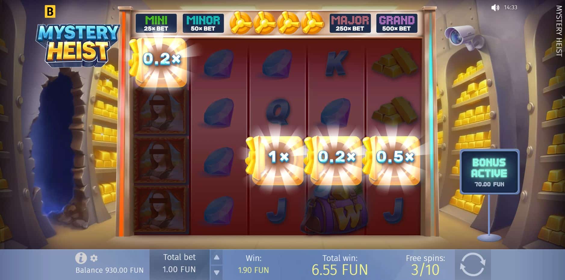 Mystery Heist slot