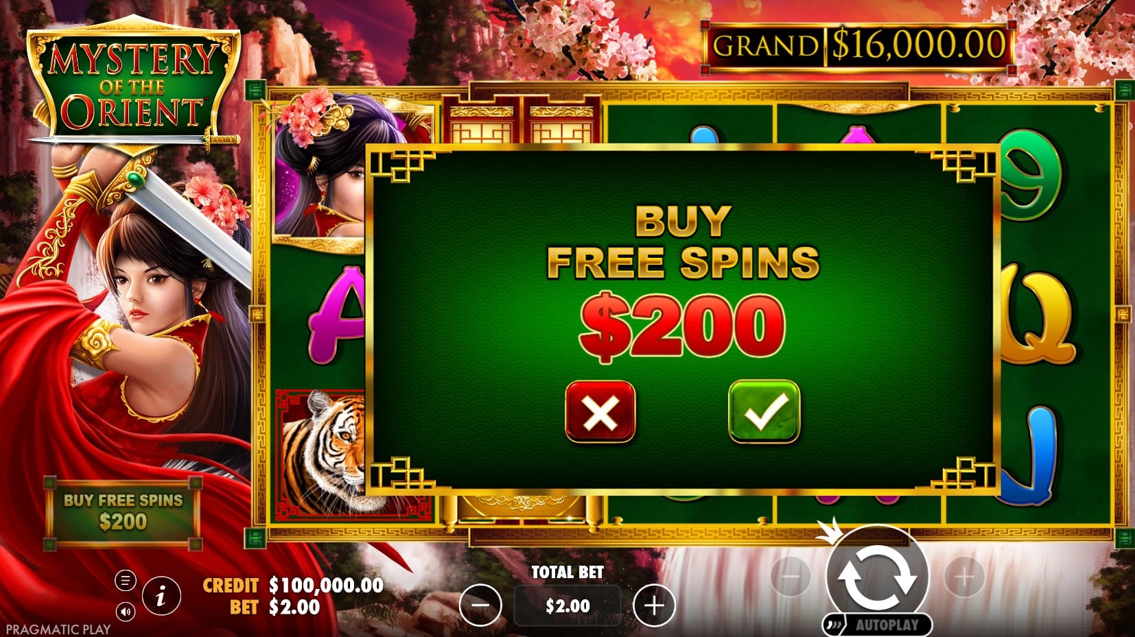 Mystery of the Orient slot