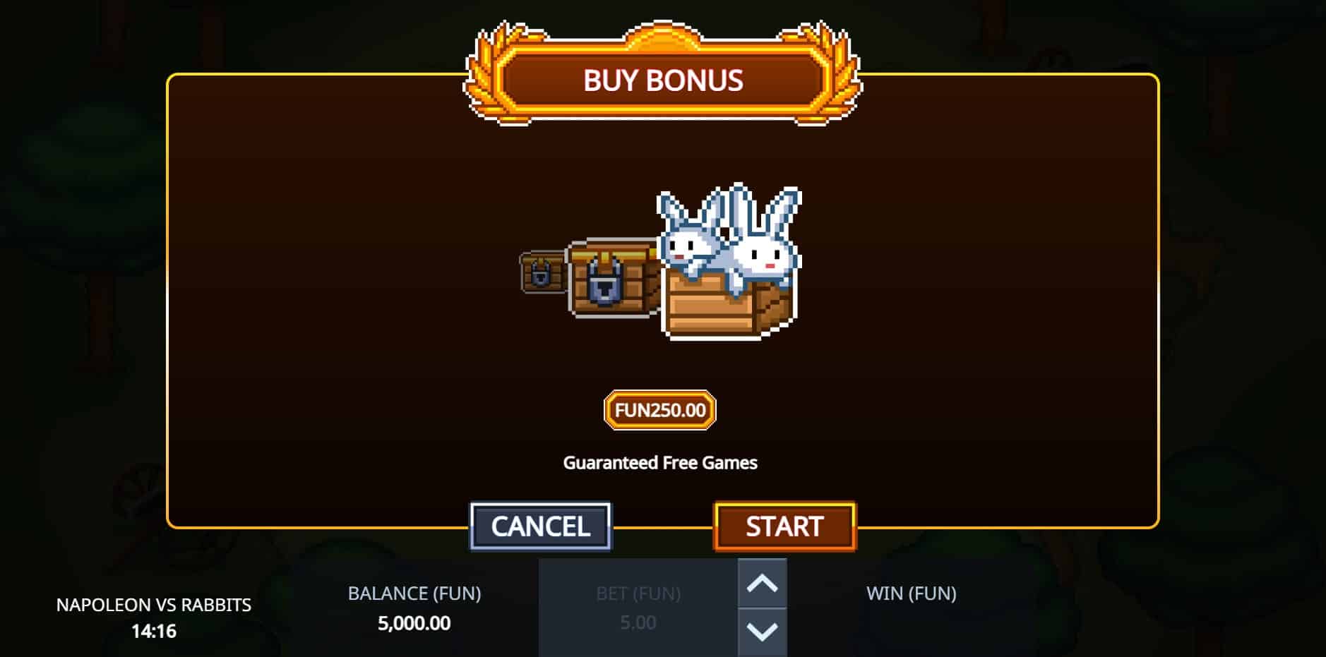 Napoleon vs Rabbits slot