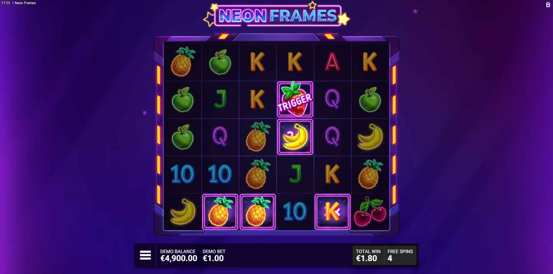 Neon Frames slot