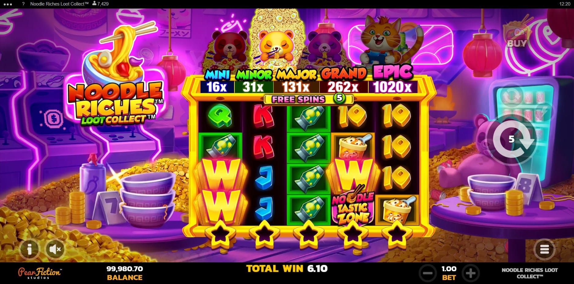 Noodle Riches Loot Collect slot