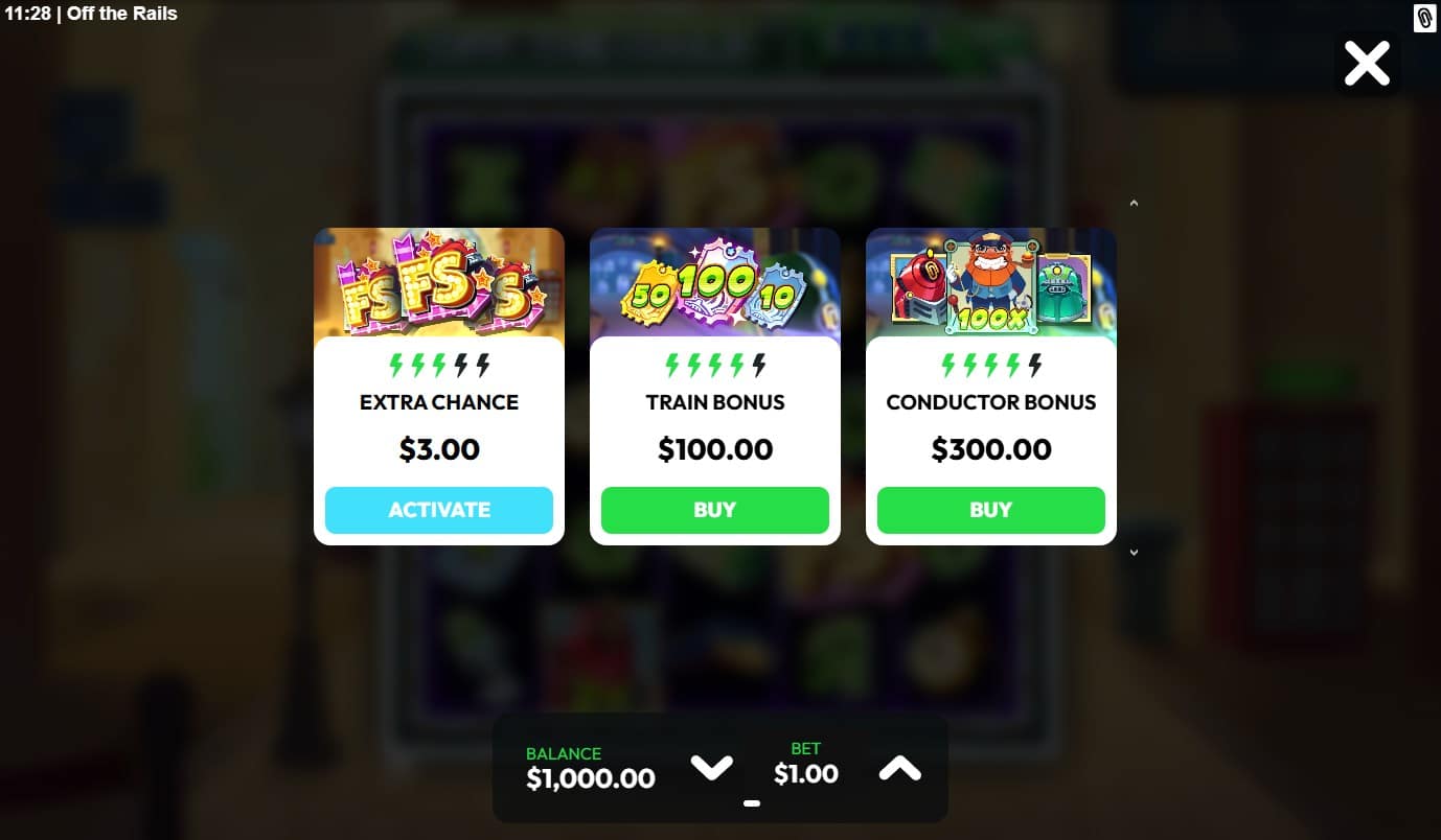 Off the Rails slot