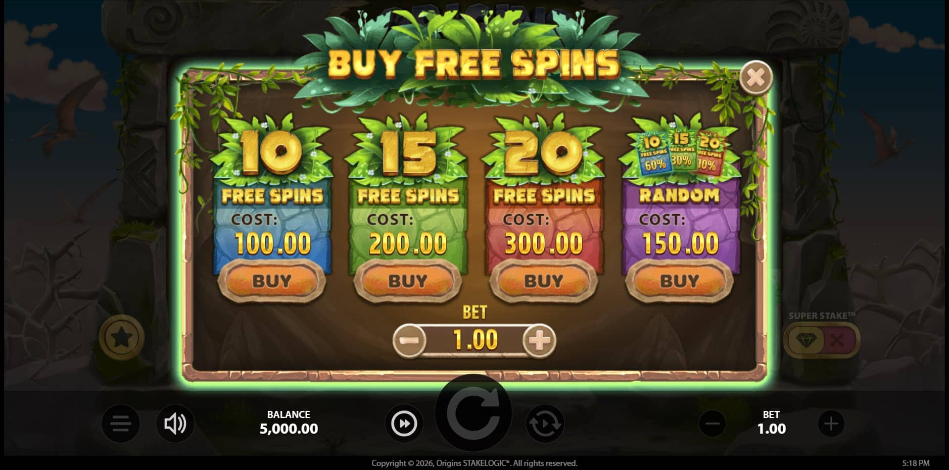 Origins slot
