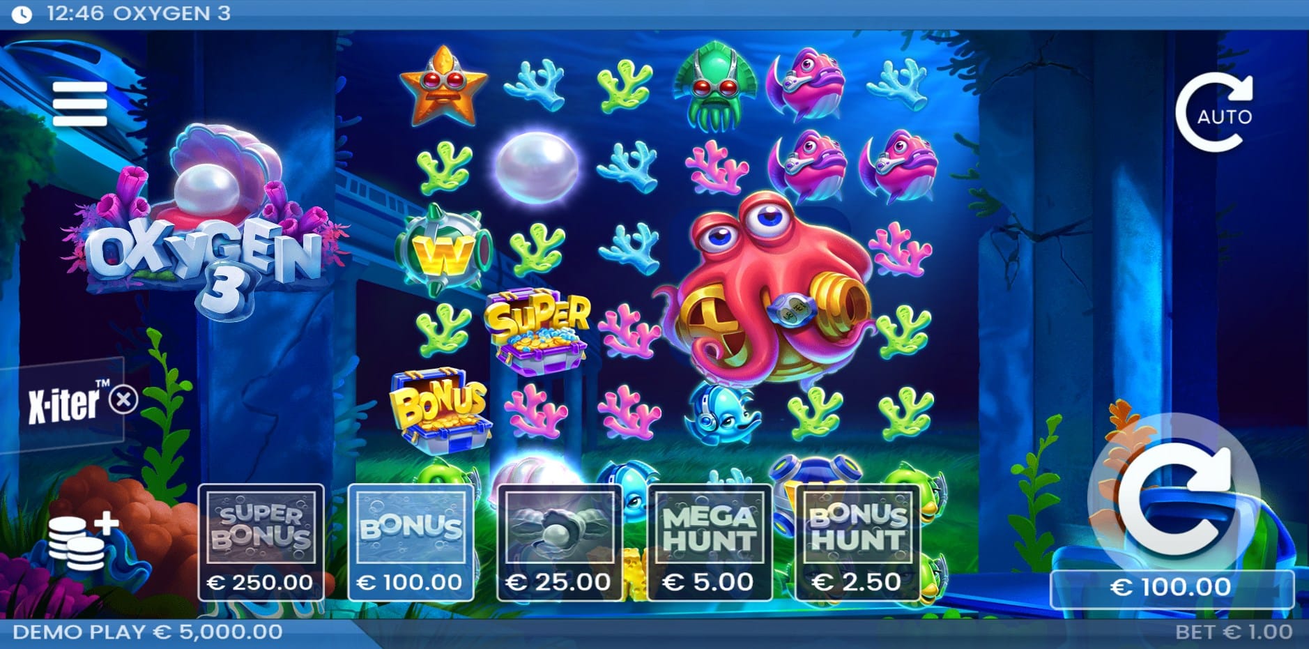 Oxygen 3 slot
