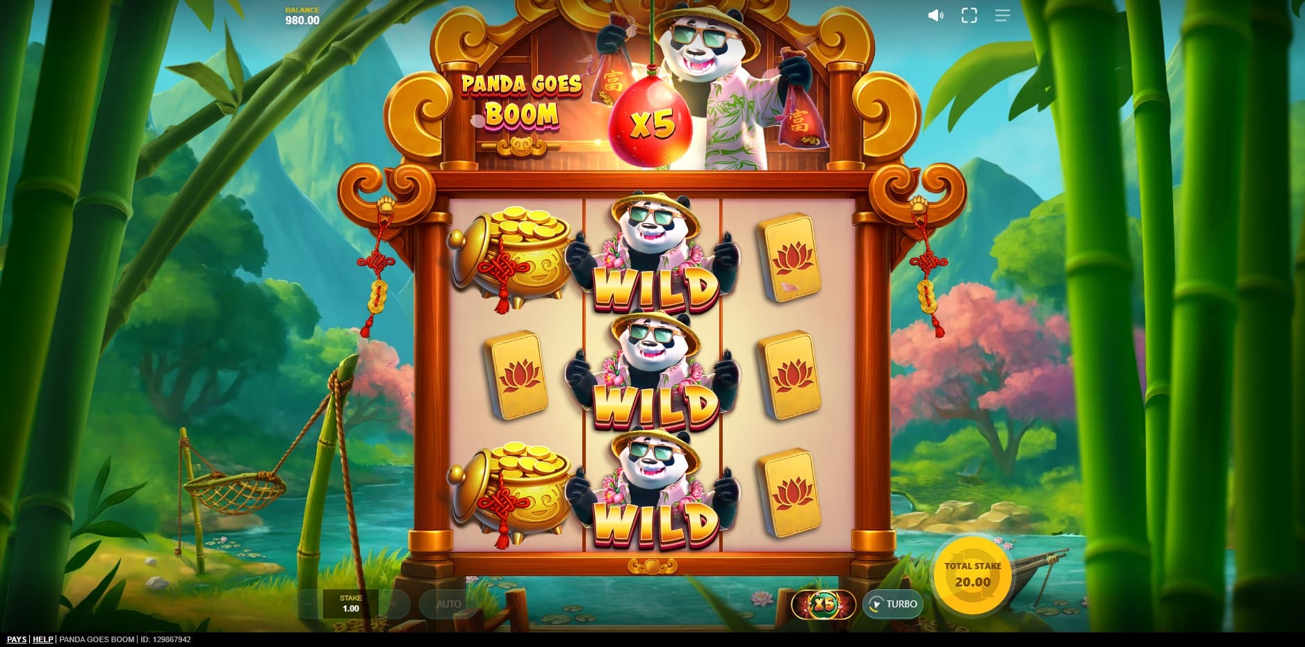 Panda Goes Boom slot