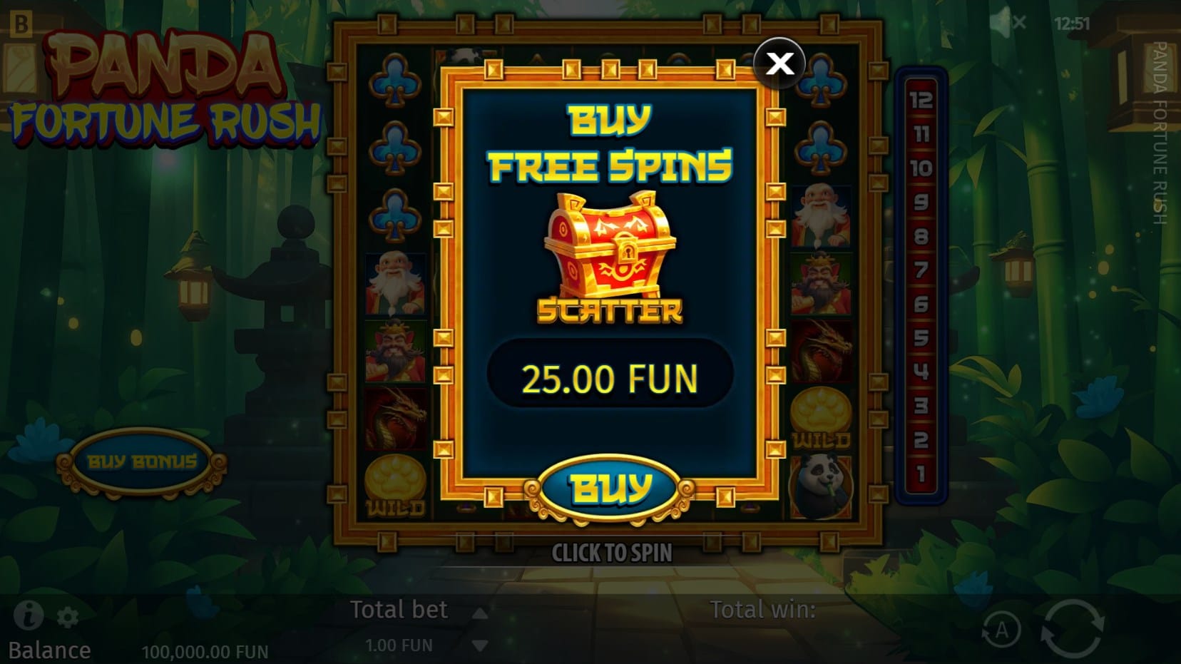 Panda Fortune Rush slot