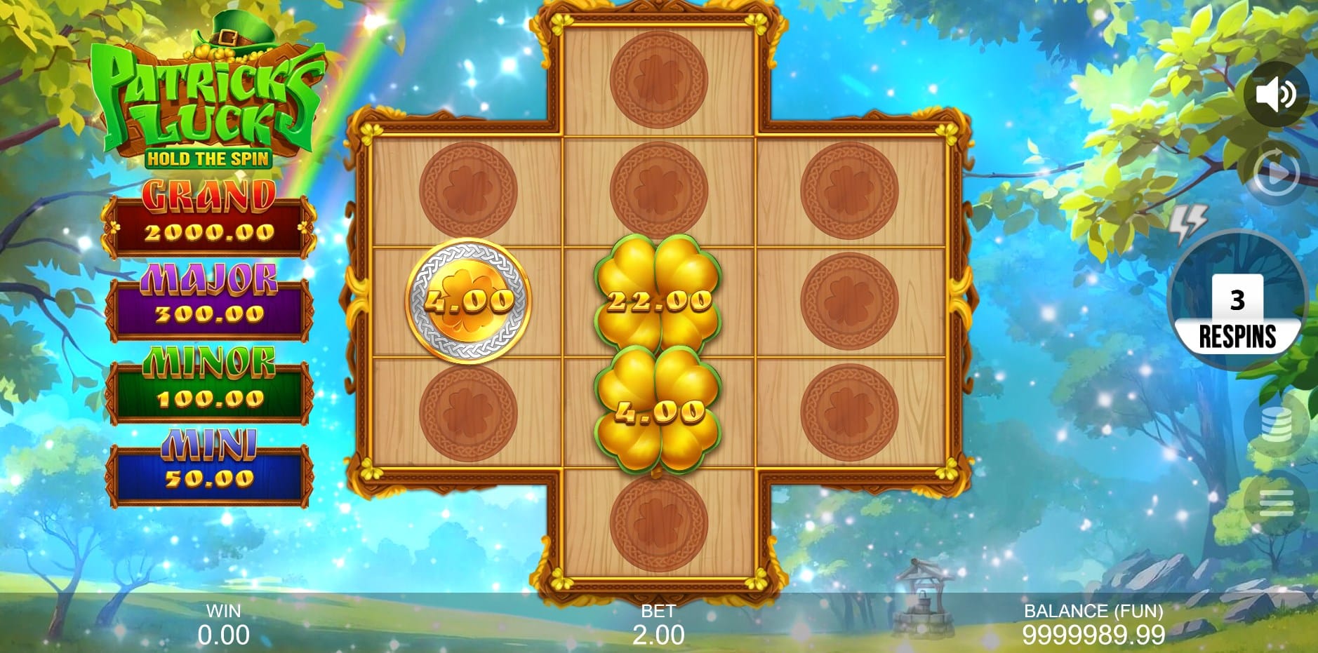 Patrick's Luck: Hold the Spin slot