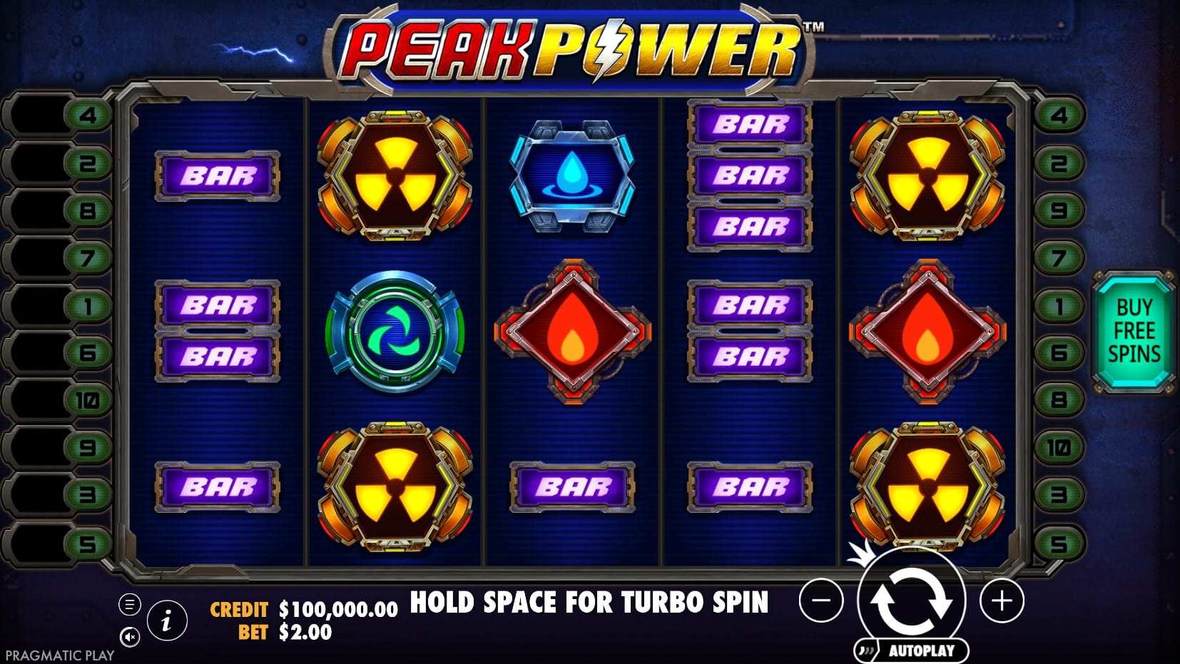 Peak Power slot