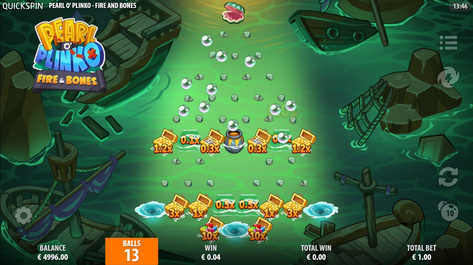 Pearl O' Plinko Fire & Bones slot