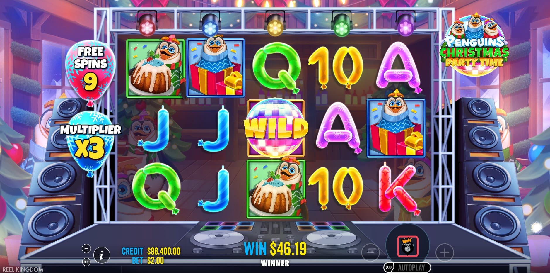 Penguin Christmas Party Time slot