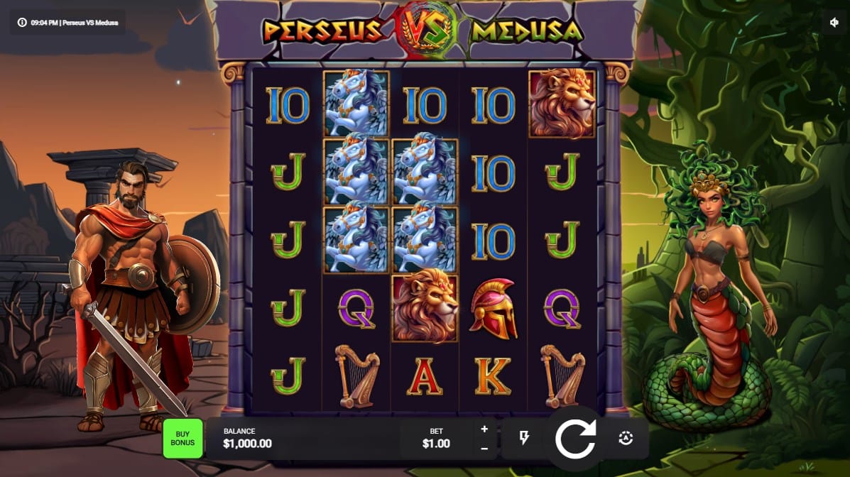Perseus VS Medusa slot