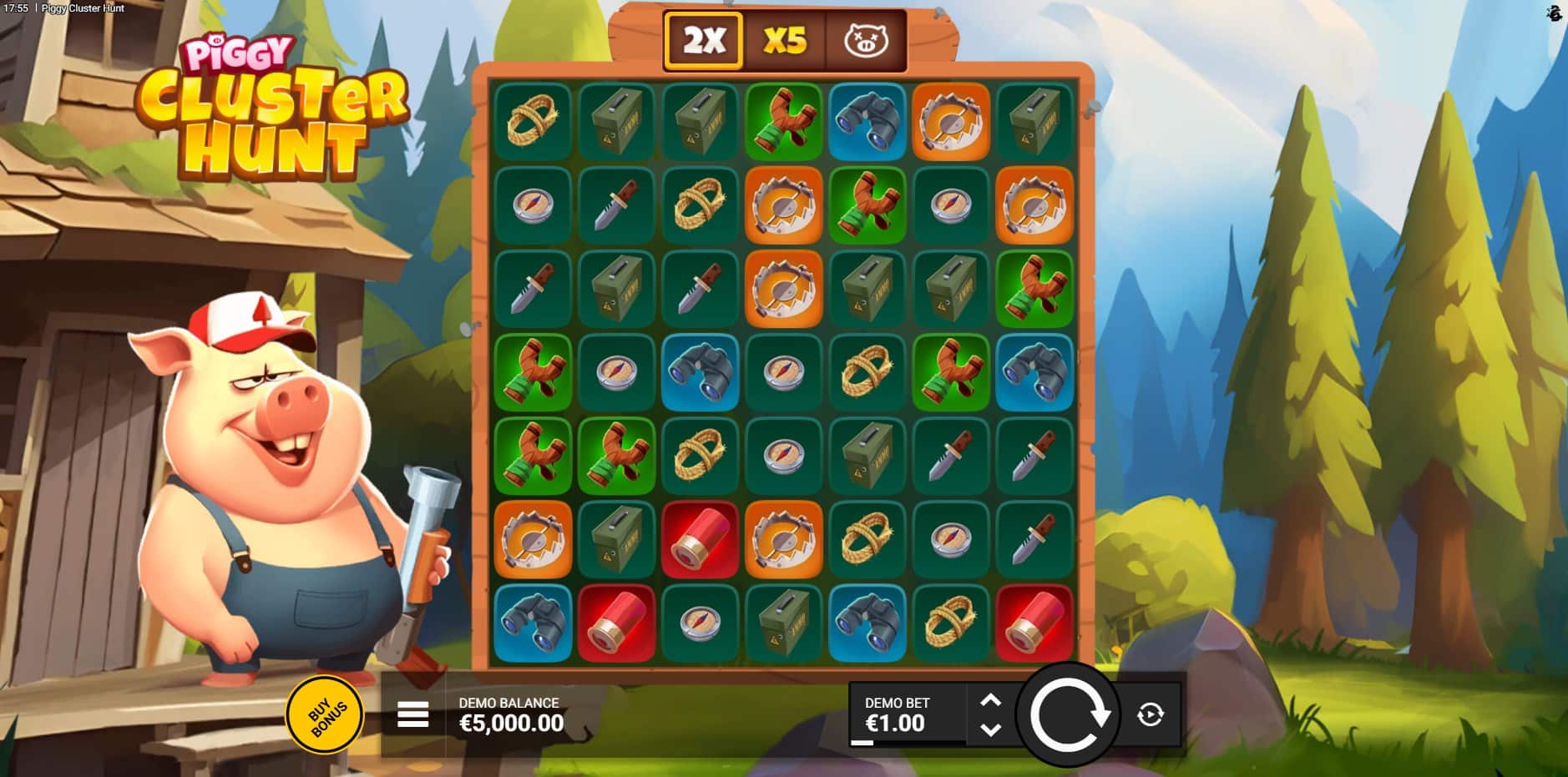 Piggy Cluster Hunt slot