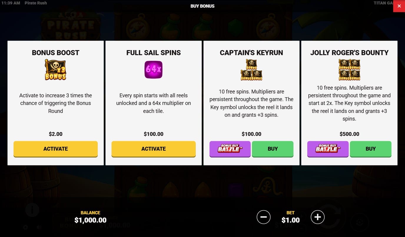 Pirate Rush slot