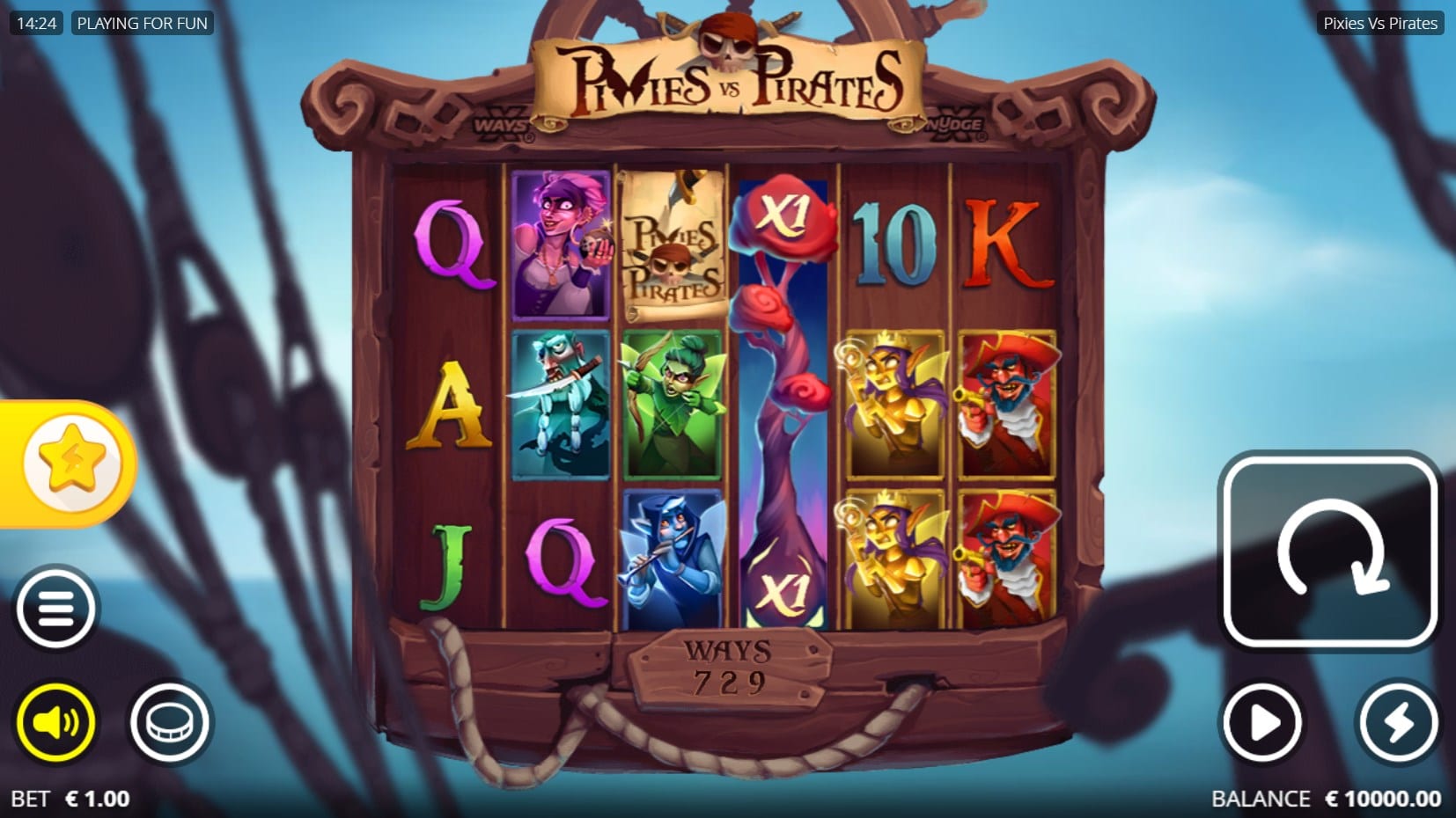 Pixies vs Pirates slot