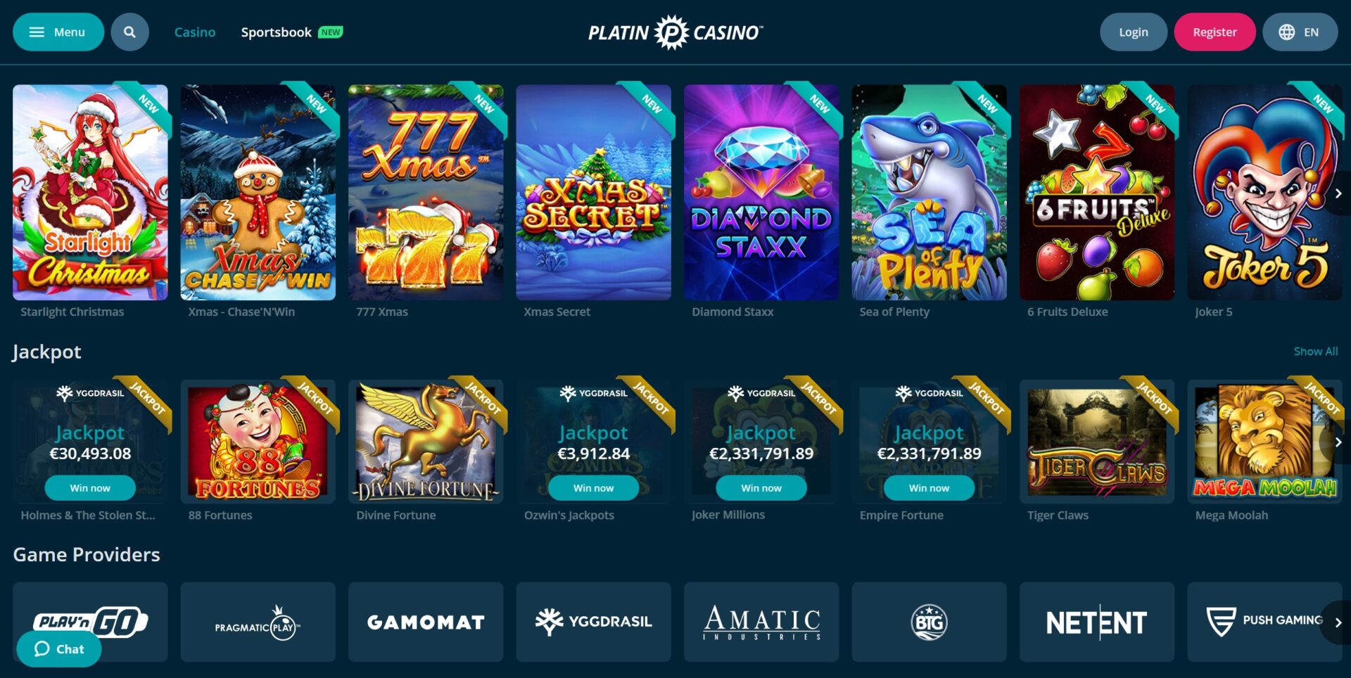 platincasino_mainpage