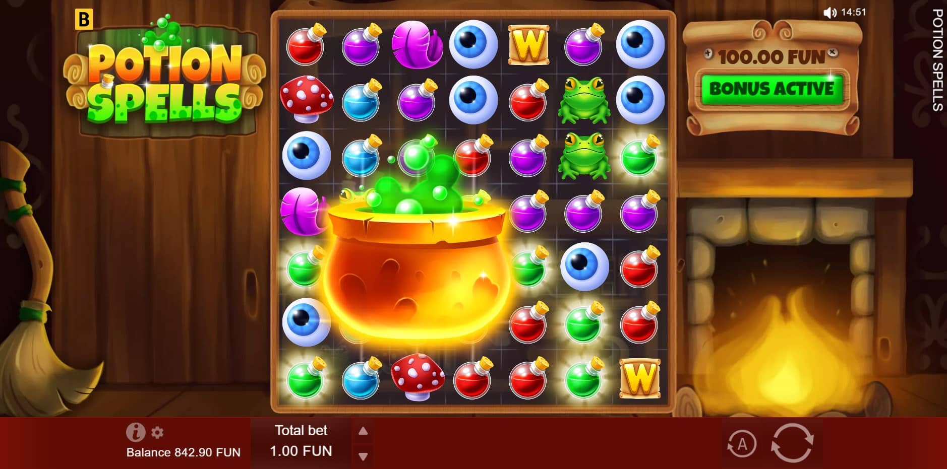 Potion Spells slot