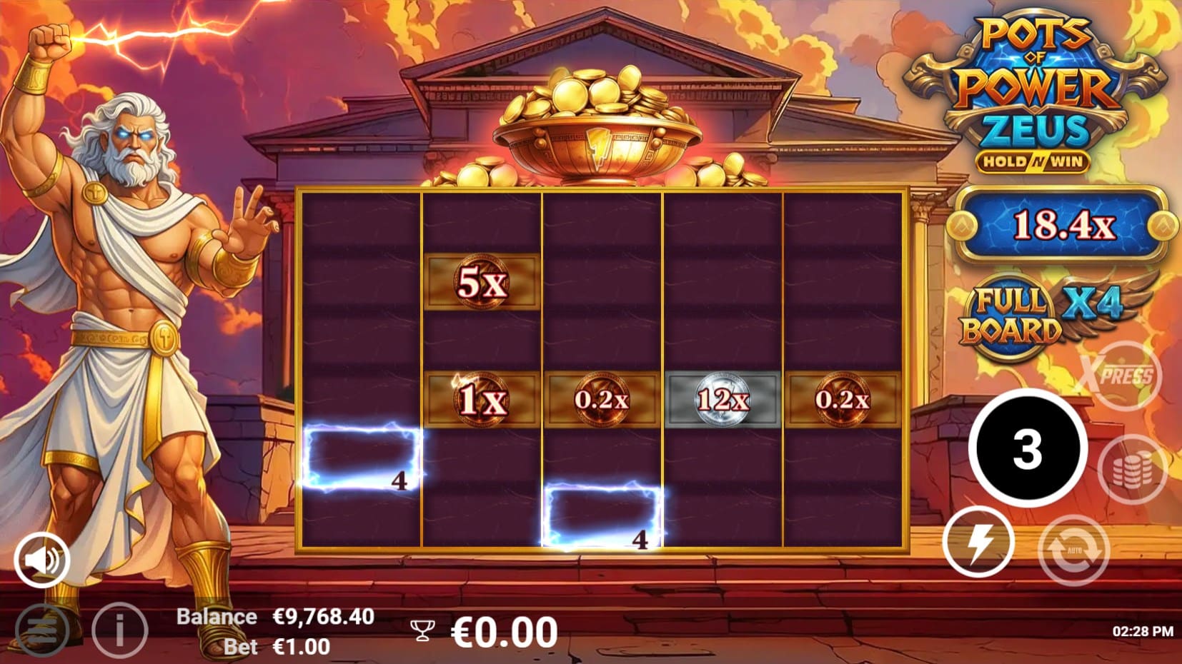 Pots of Power Zeus slot