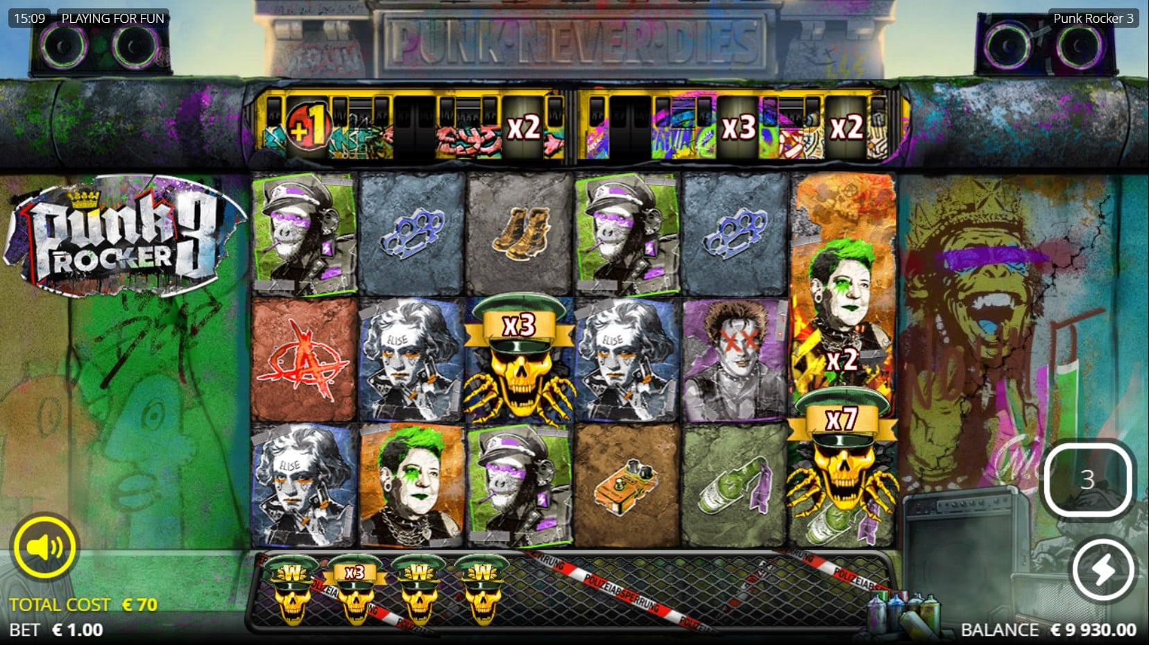 Punk Rocker 3 slot