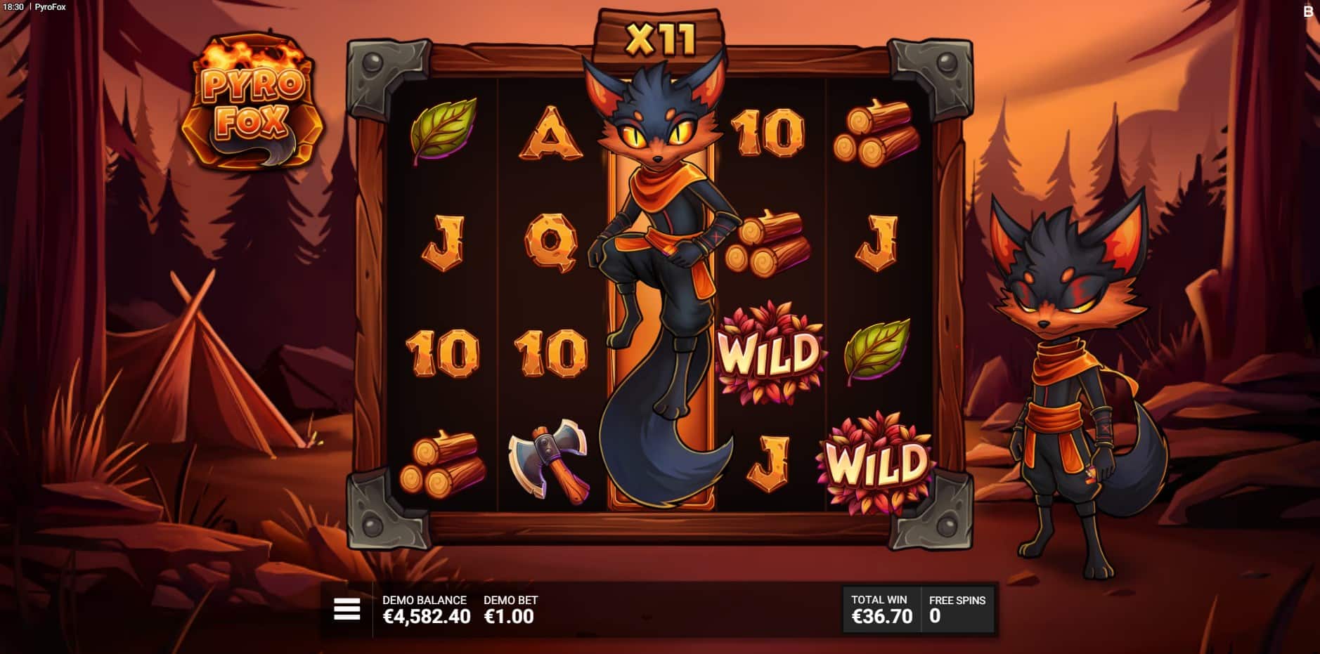 Pyrofox slot