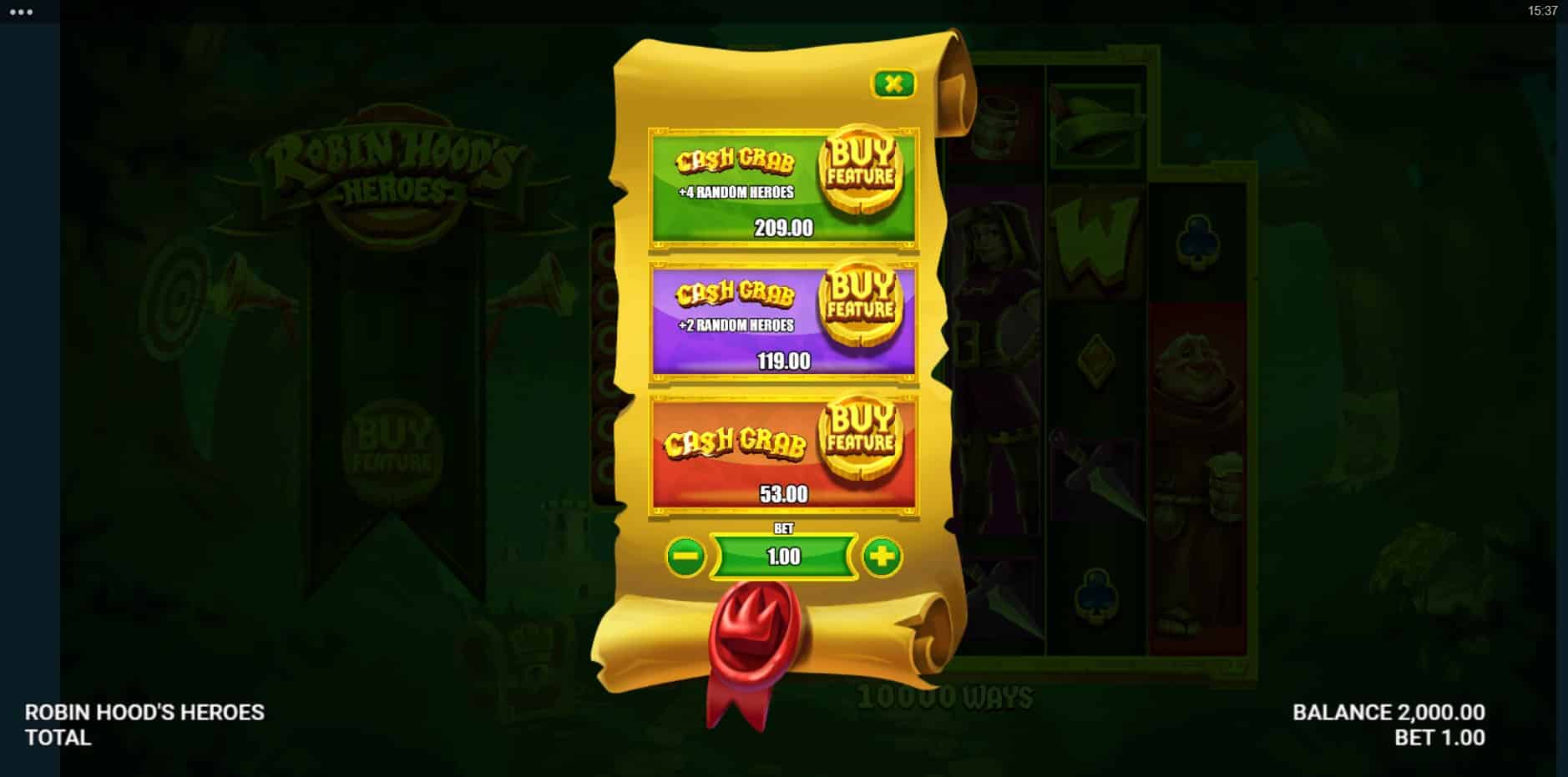 Robin Hood's Heroes slot