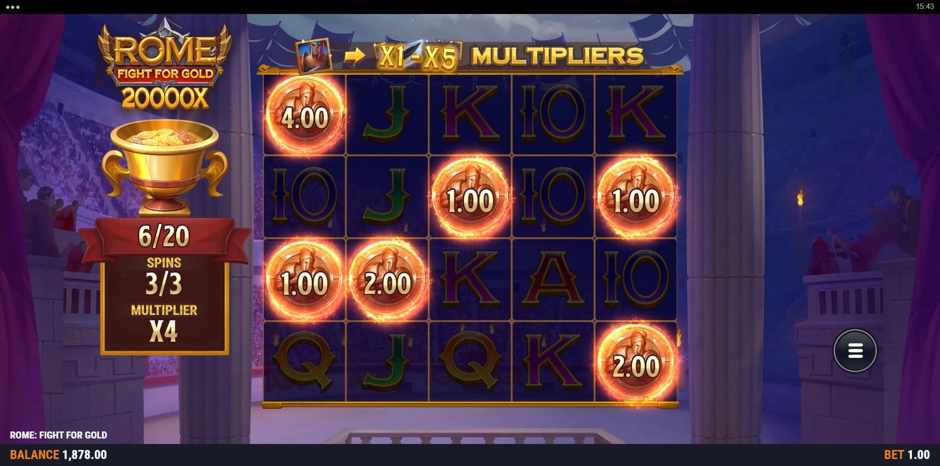 Rome Fight for Gold slot