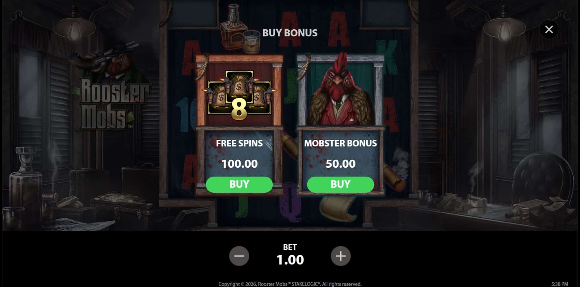 Rooster Mobs slot