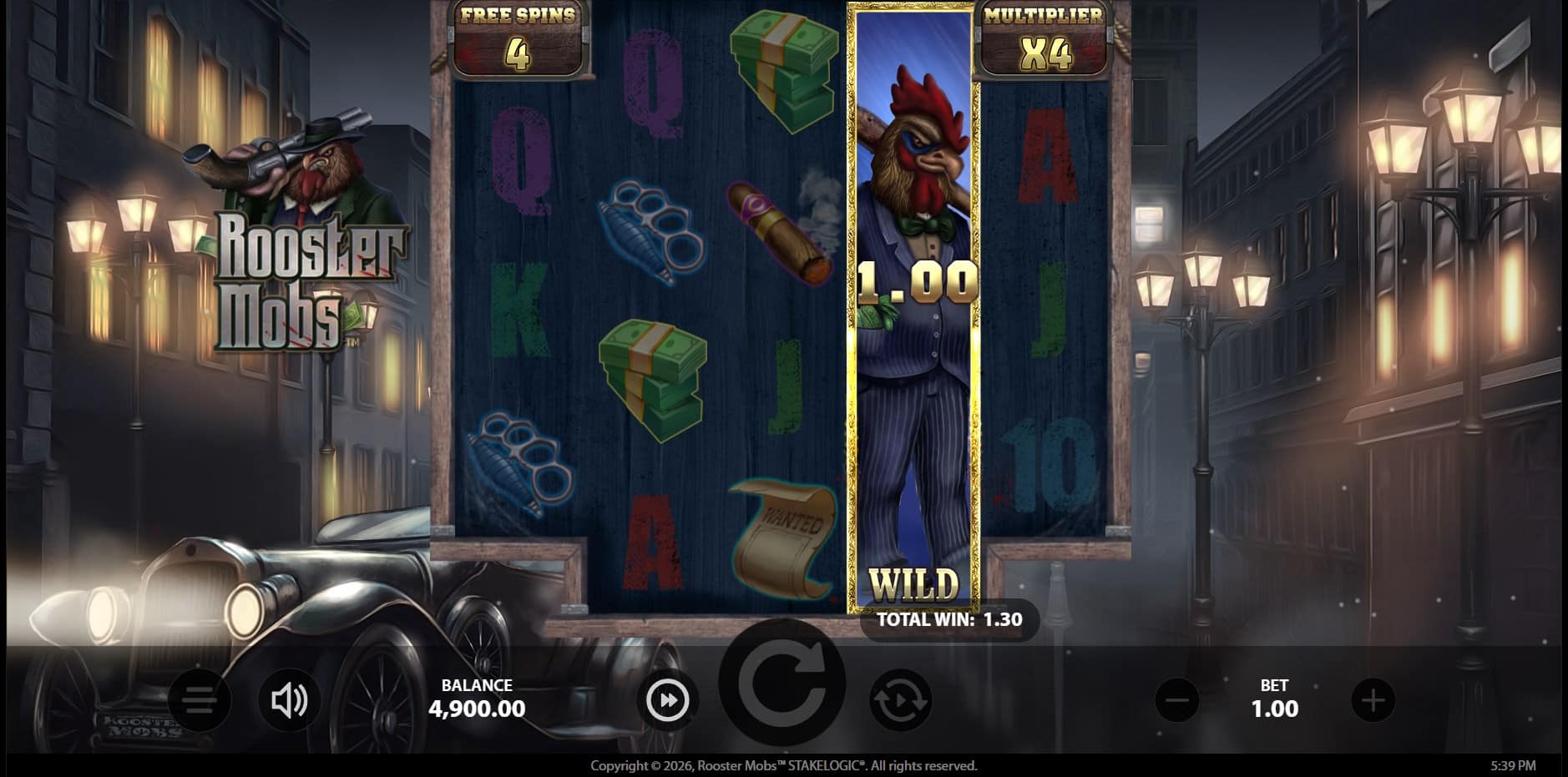 Rooster Mobs slot