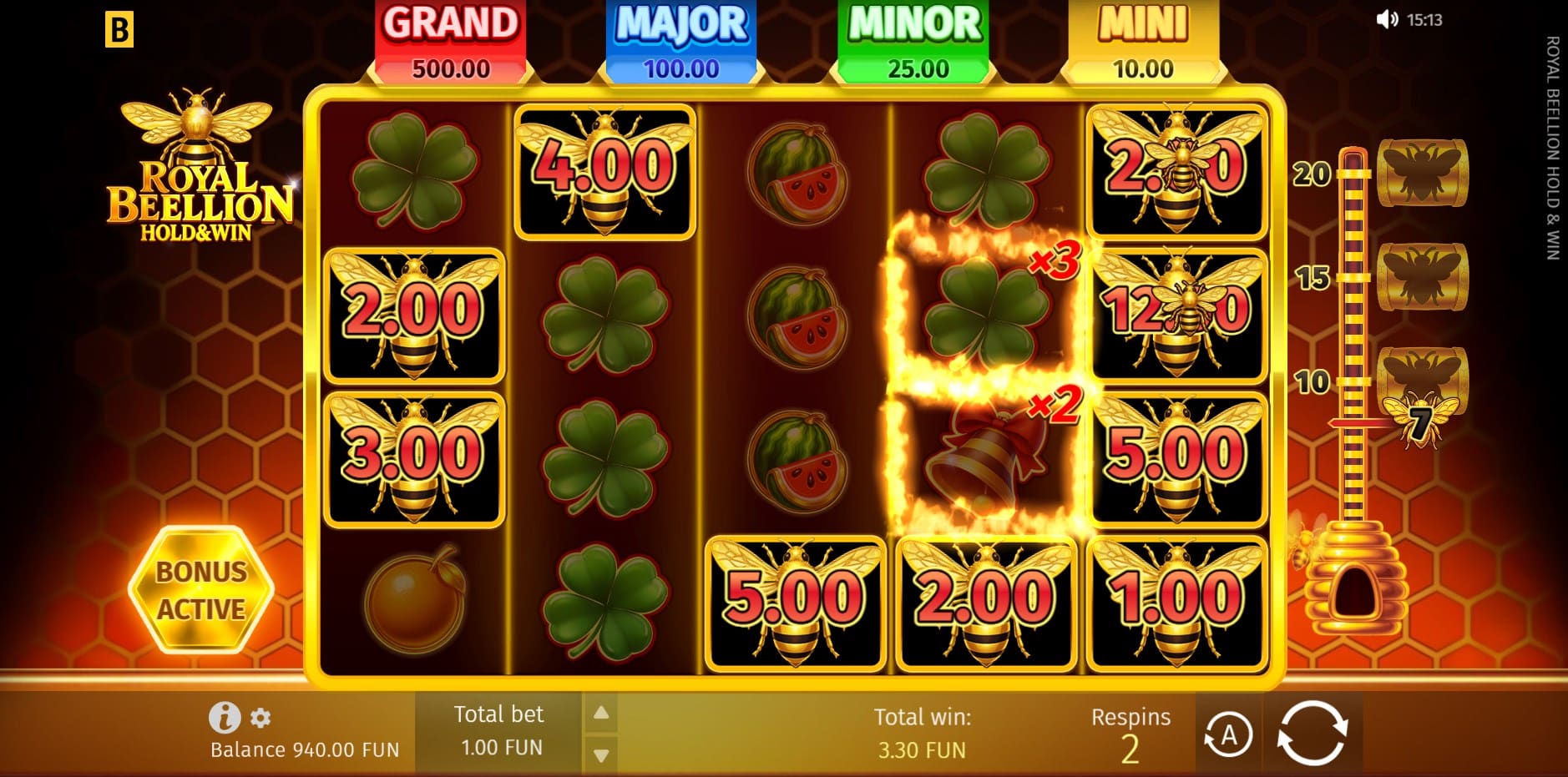 Royal Beellion Hold & Win slot