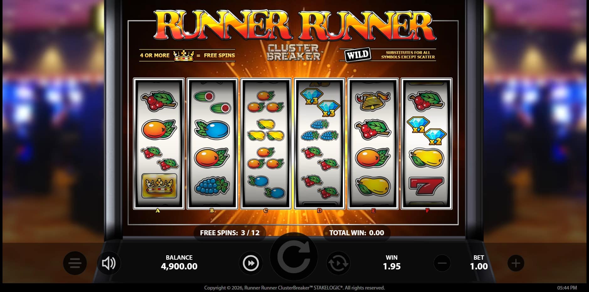 Runner Runner ClusterBreaker slot